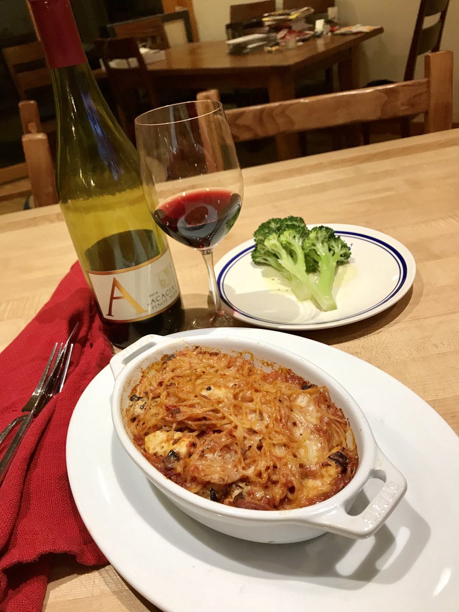 DavidWoolpy's tweet photo. Baked Capellini with Italian Sausage #blogmylunch #RecipeOfTheDay https://t.co/RzRs4OSH6X