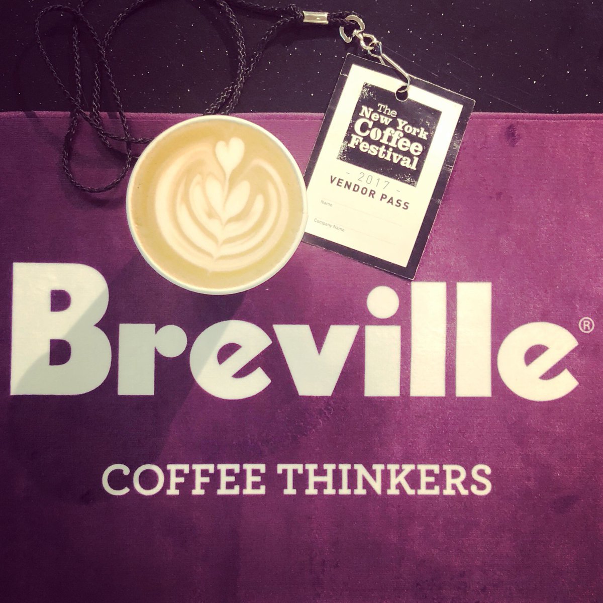 BrevilleUSA's tweet photo. #Day2 of #NYCoffeeFestival! Be sure to stop by booth #L43 for a chance to win an #OracleTouch. #BrevilleBarista #CoffeeThinkers https://t.co/Suy81cTYS5
