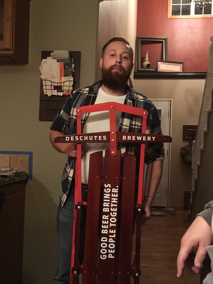 ChillRoom427's tweet photo. No he did not steal this sled from the store display. But he dis talk them into selling it to him for $40. #alwaysthesalesman https://t.co/q4uWomWdQr
