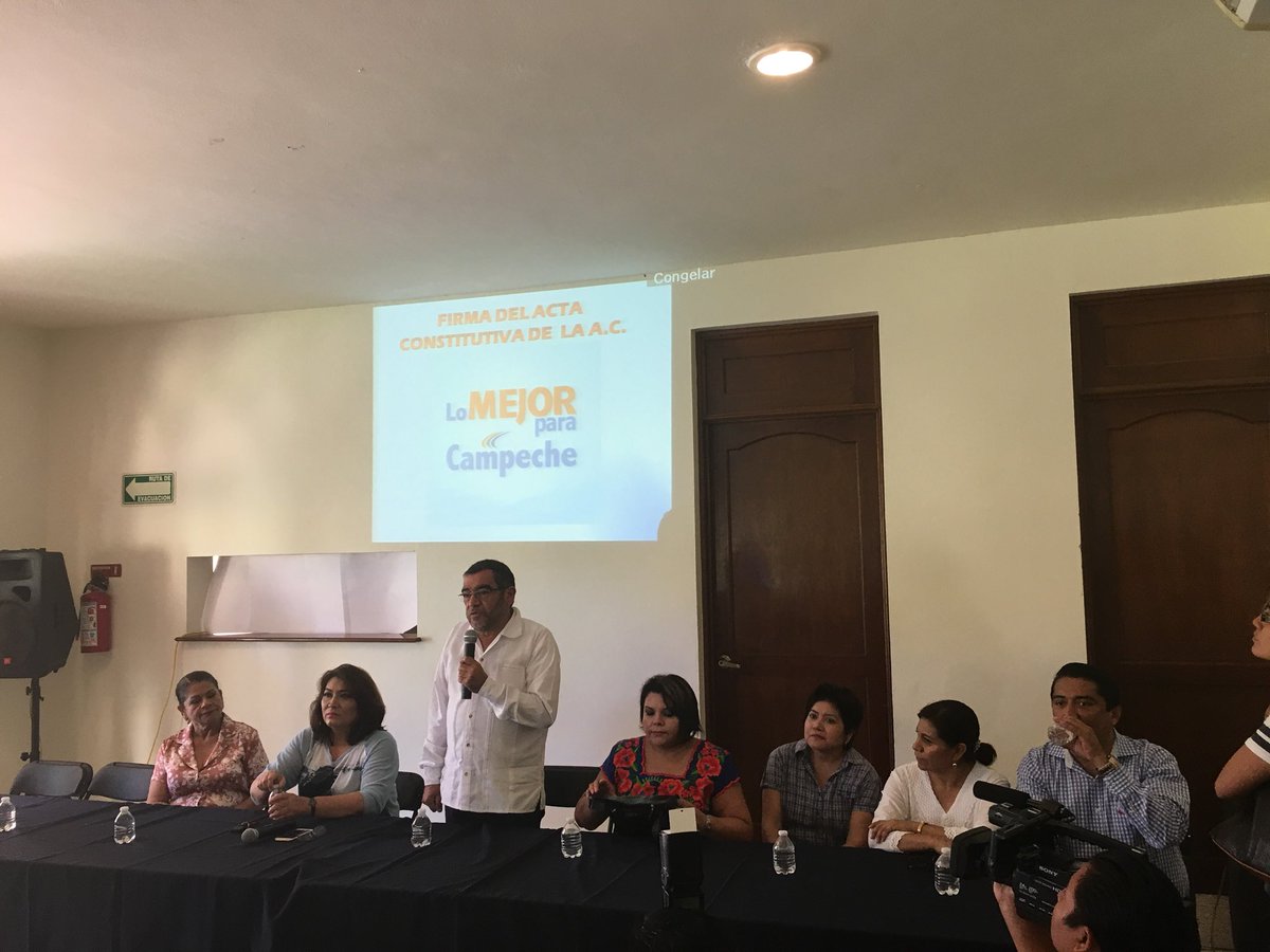 LoMejorParaMx's tweet photo. Felicidades a los integrantes del equipo #LoMejorParaCampeche y a su Presidenta @NellyMarquez por la constitución formal de sus trabajos. https://t.co/tktfc2r813