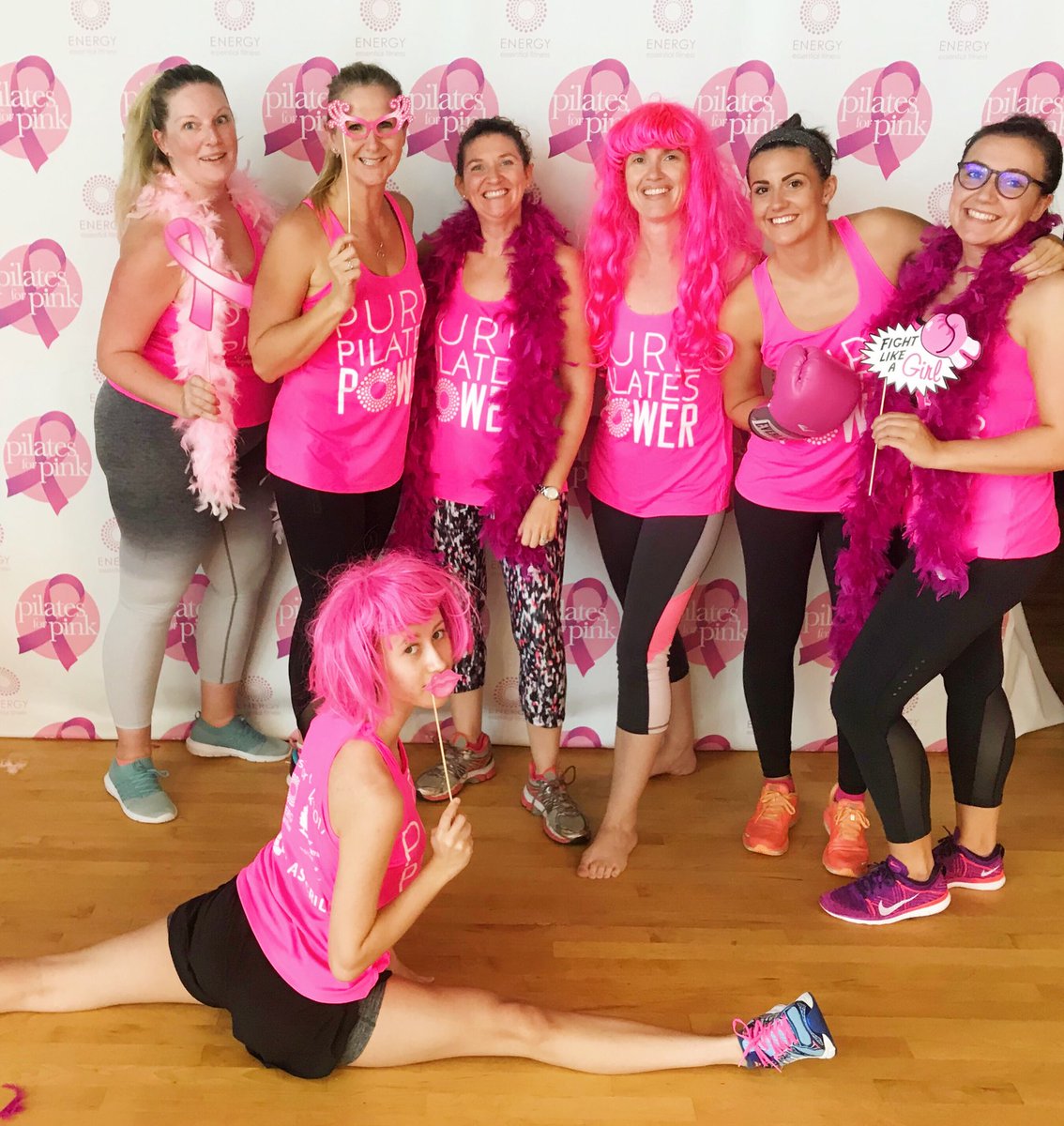 TowerCayman's tweet photo. We came, we planked, we sponsored... Happy to be a part of @EnergyFit345’s #PILATES4PINK event! #TeamTower have pure pilates power 💪🎀💖🌸💞 https://t.co/WBviRiCrSn
