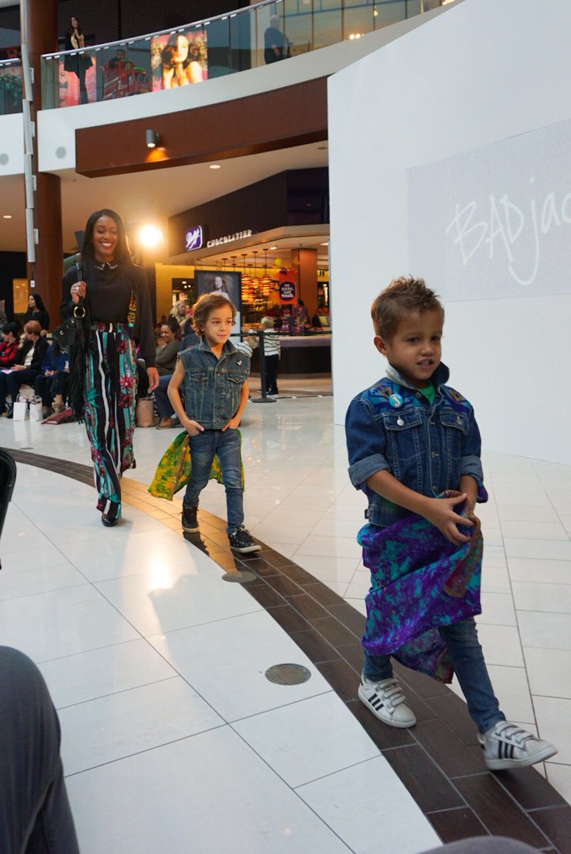reeljennysteele's tweet photo. My little dudes and I got to strut our stuff today for @ourPARKonline and their #parkfamily fashion show!  #fashion #runway 📷:@katrinaolson https://t.co/DqQ7JgOeuh