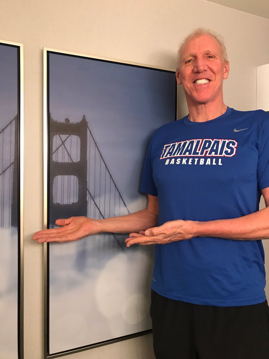 timmymo5's tweet photo. We're honored to have @BillWalton, 1 of the all-time greats support Tam B-Ball. Start of season can't come soon enough! #gohawks #soarhigh https://t.co/04Tzn3fzer