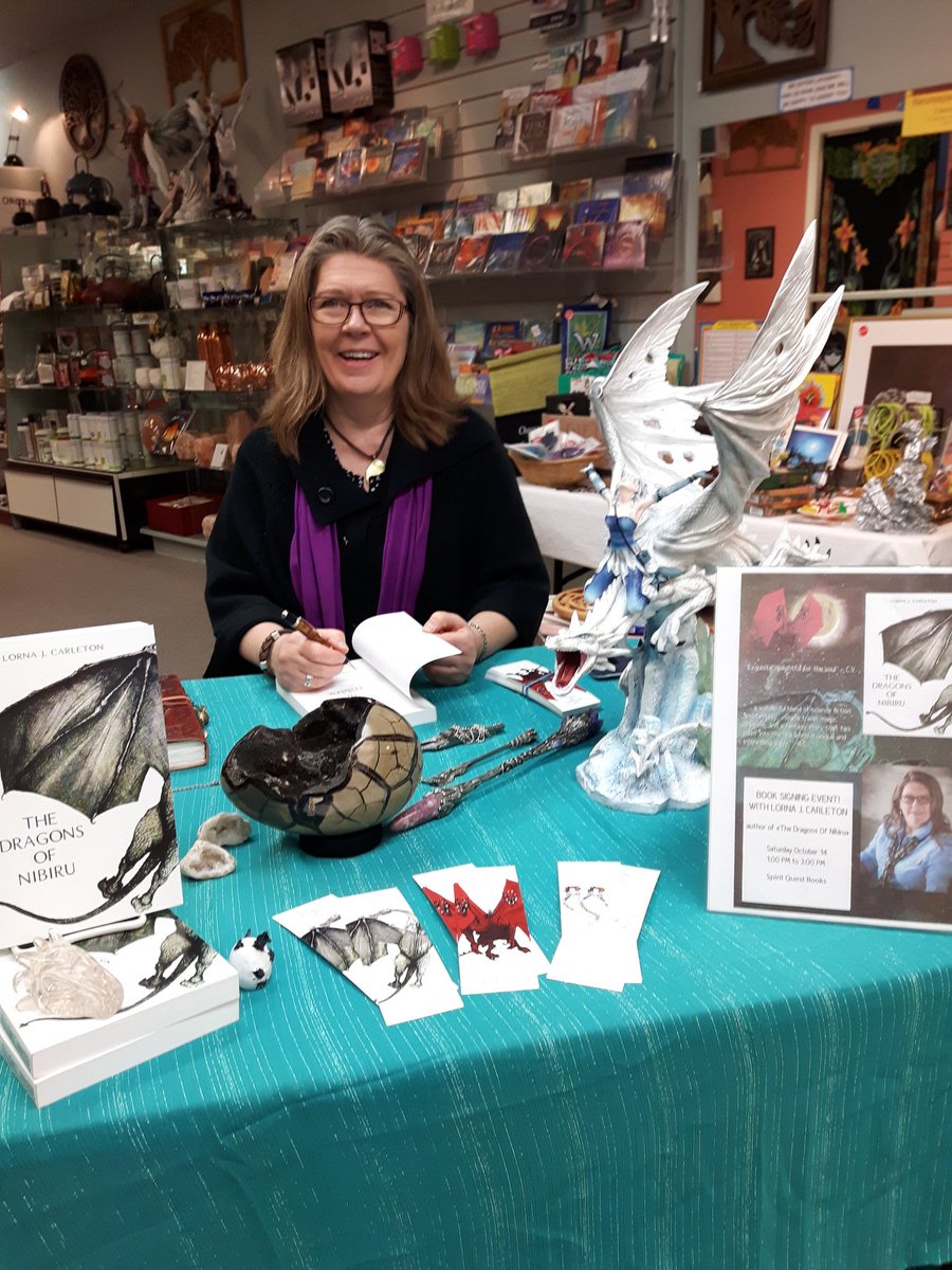 lorna_carleton's tweet photo. Now in Salmon Arm, B.C. doing a book reading and signing at #SpiritQuestBooks! https://t.co/2QUXowetMX