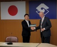 OSCA and George Behringer, Honorary Consul of Japan in Omaha, received formal commendations from <a href="/MofaJapan_en/">MOFA of Japan</a> bit.ly/2kPEHVH