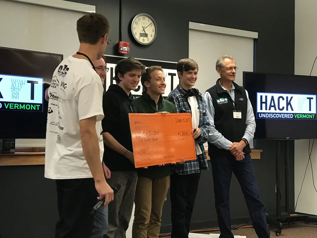 jadamsVT's tweet image. Congrats to Hackers from the NEK and all the @HackVT winners! Amazing work by all teams!
