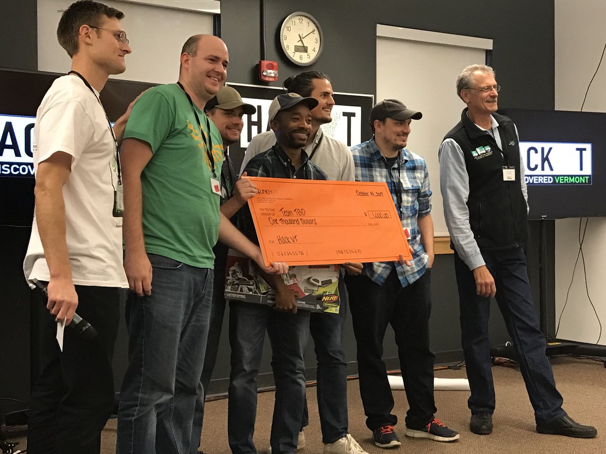 jadamsVT's tweet image. Congrats to Hackers from the NEK and all the @HackVT winners! Amazing work by all teams!