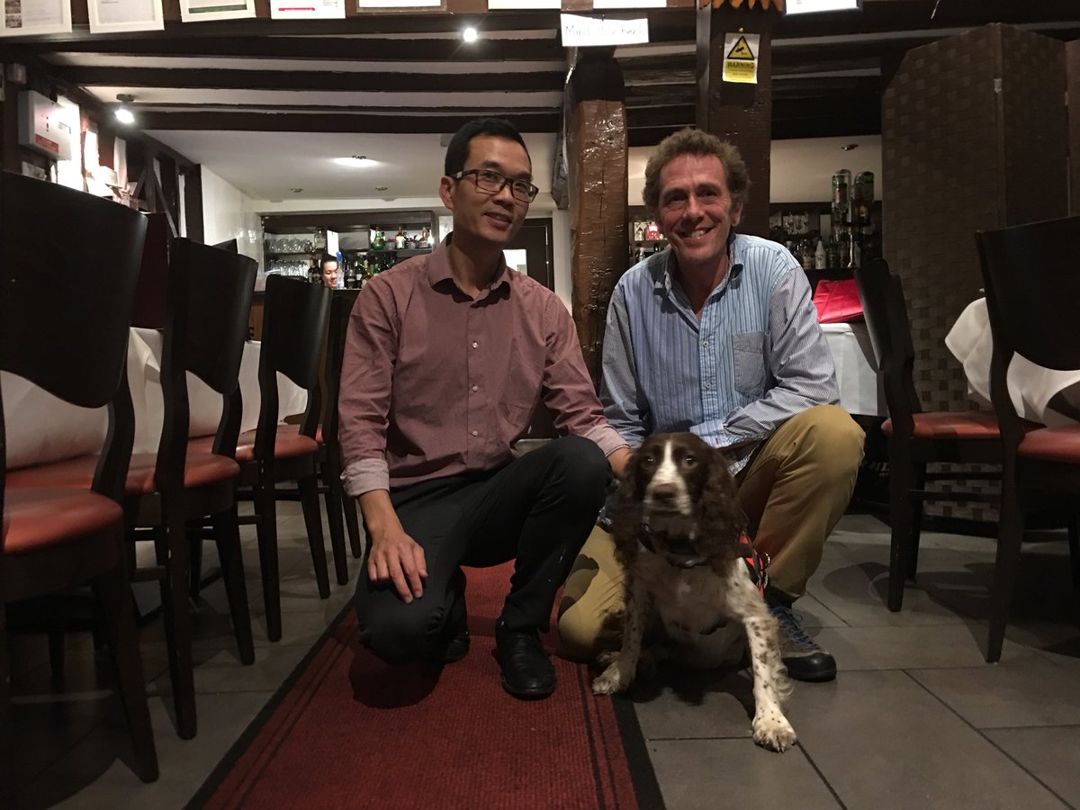Ivan from @ZenGardenRestaurant Leatherhead Surrey said “You can’t use words to describe how good she is” <a href="/MalSeward/">Malcolm Seward</a> <a href="/NotMySistersDog/">Crumble</a>