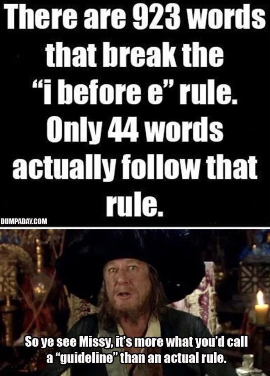 SmallhumansRfun's tweet photo. The complexity of teaching spelling. Less ‘rules’ more strategies. https://t.co/DIQ7ZQvx8U