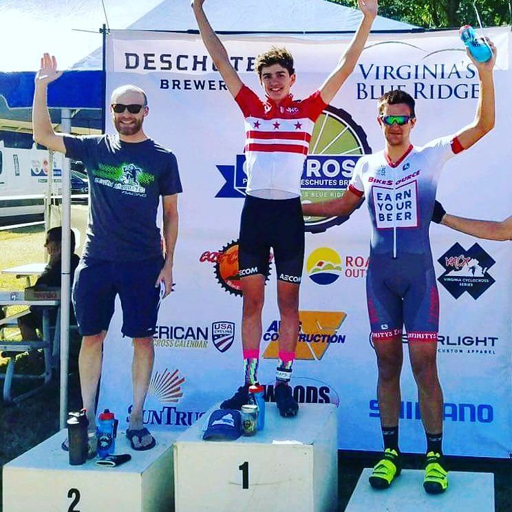 NatCapVeloClub's tweet photo. Haaiiiii. Mum has been the word, but we have some catching up to do!
@andrew_nelson23 on the top step at #gocross a few weekends ago 🥇👊 https://t.co/aAqpcav3iZ