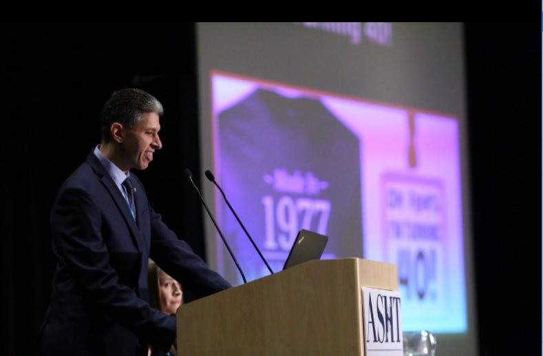 HandTherapyASHT's tweet photo. Congratulations to outgoing ASHT President Gary Solomon on a great 2016-2017 term! #ASHT2017 https://t.co/0Z2XqGONZf