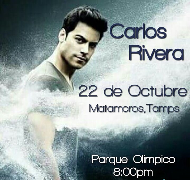 ThayRiivera's tweet photo. Contando los dias para verte @_CarlosRivera 😍 #FIO2017 #matamorosTamps @ClubSoloTu @jjuarezww #SedeNorte https://t.co/fvwC3j16mJ