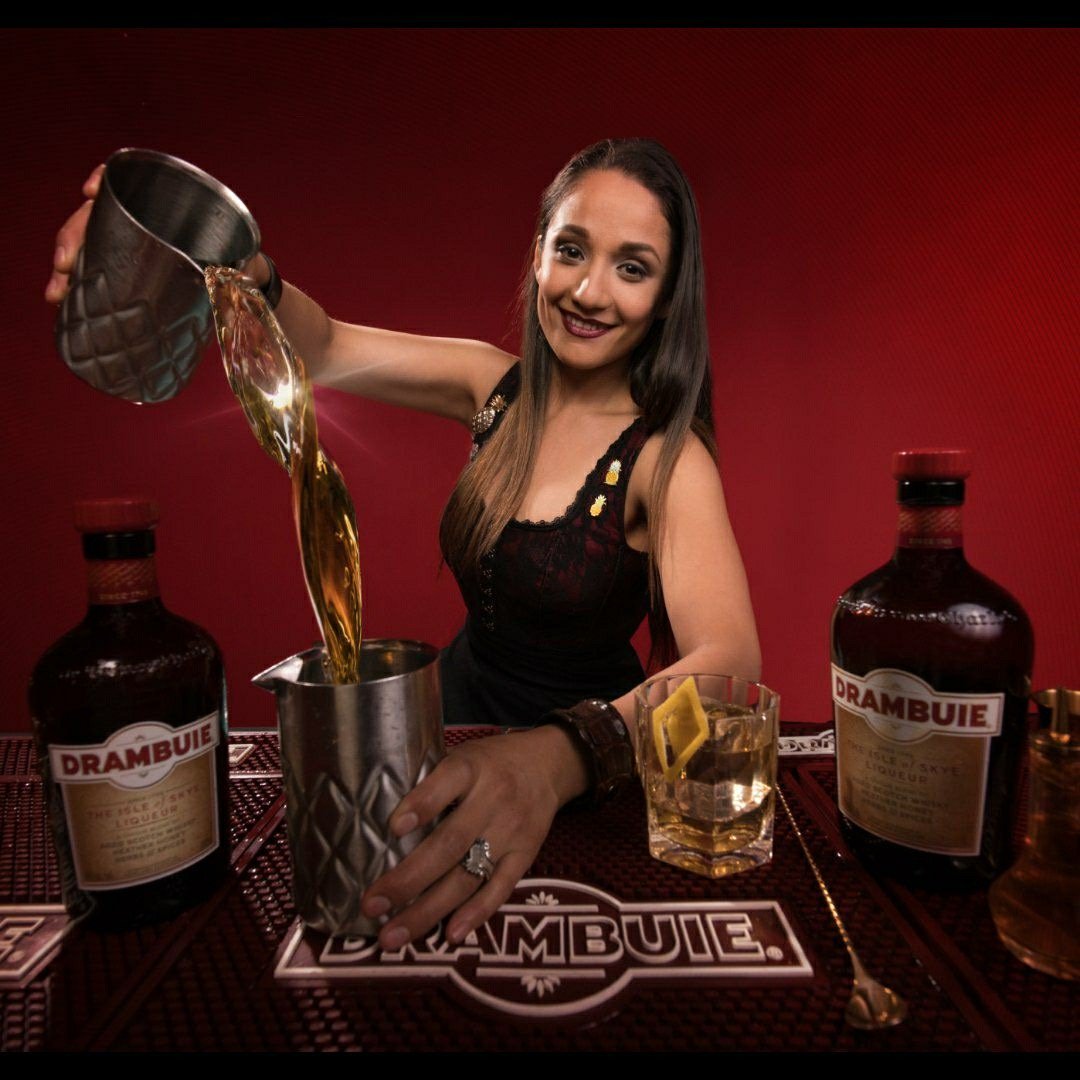Tradbar's tweet photo. Maritza is at it again! Cheer her on at @drambuie's #ModernClassics competition on 10/16, 6pm at Forgery! #tradgoals #teammaritza!!! https://t.co/reCp3e1ljV