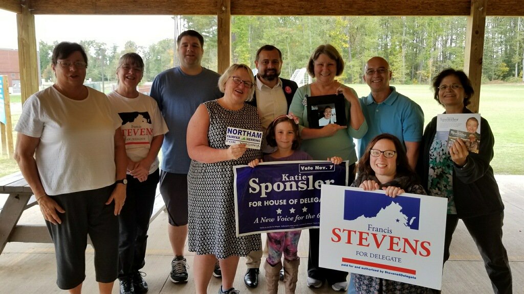 tomperriello's tweet photo. Great canvass launches this afternoon with @Stevens4Dist65 @KatieSponsler and @MorganGoodmanVA! https://t.co/ewBcipxcnc