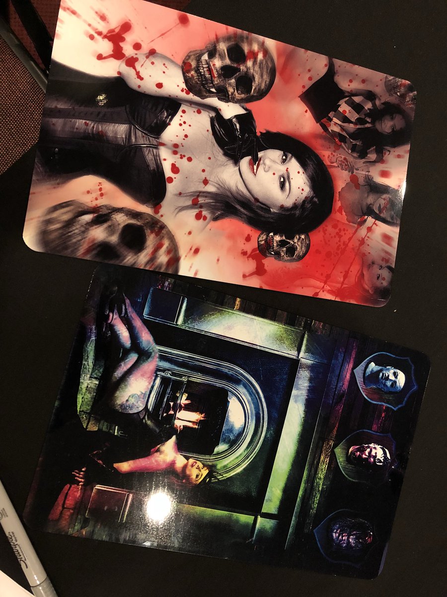 halloweengal's tweet photo. These on the left are made out of tim!! And hatchet poster is cool too! Thinking of bringing these in the store for Halloween! You dig??? https://t.co/sGQXcThSe8