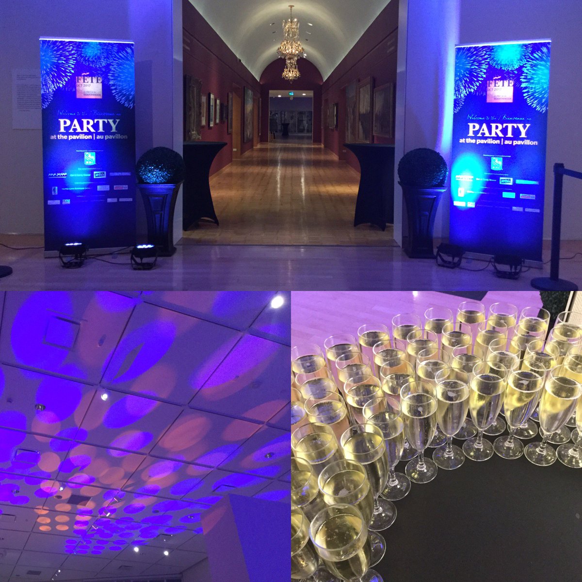 BeaverbrookAG's tweet photo. On a bien hâte de célébrer ce soir au Party au pavillon! La Galerie se montre en plein style pour l’occasion #BeaverbrookBonifiée https://t.co/1knQ4urp6x