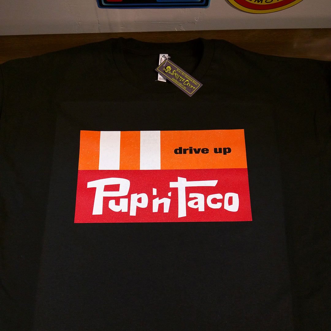 Pup 'N' Taco T-shirt:
eBay: ebay.com/itm/1125665307…
Etsy: etsy.com/listing/270685…
#PupNTaco #Tacos #FastFood #RetroRestaurants