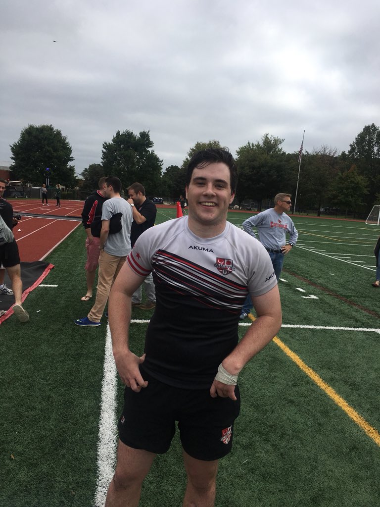 CUARugby's tweet photo. Catholic 33 Loyola 31. Catholic wins on a game winning conversion by junior James Tweedy. CUA heads into the bye week 5-0 #nobubbles https://t.co/GahfIEvzvI