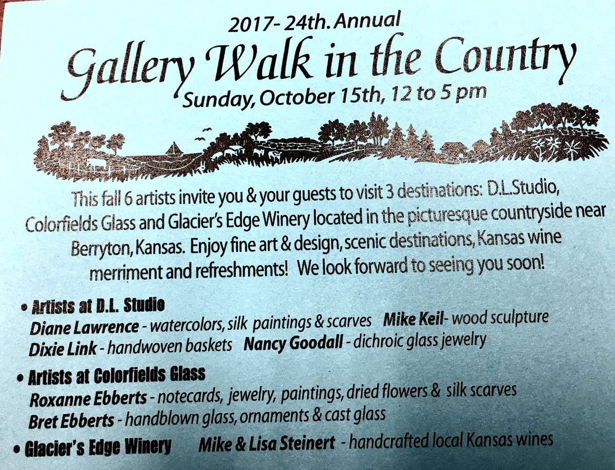 NGoodallDesigns's tweet photo. It will be a beautiful day tomorrow (Sun.) from 1-5 for a short trip to Berryton for a unique afternoon. Hope to see you!  #goodalldesigns https://t.co/k2FT8EYjaE