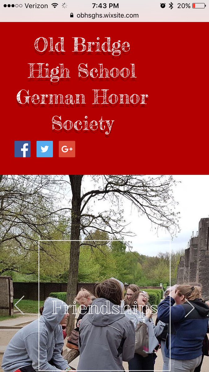Check out the new German Honor Society website! The link is in our bio! 👍