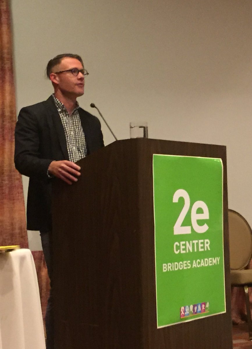 Jonathan Mooney on how schools need to look at kids: "It's not 'How smart are they?', it's 'How are they smart?'" #2eSymposium17 #2ekids