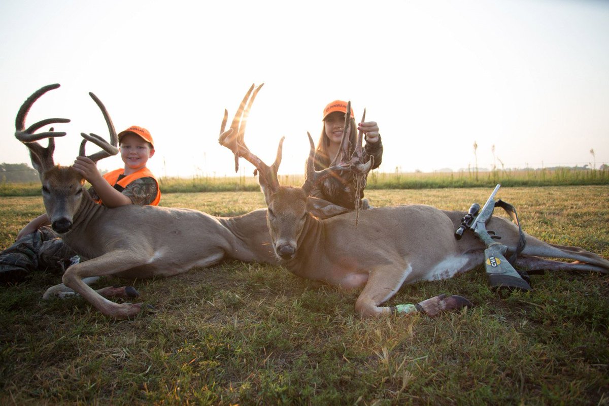 Buckventures had an awesome youth hunt! #hunting #youthseason