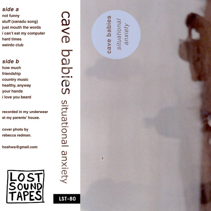 thebusinessrecs's tweet photo. (LST080) CAVE BABIES - SITUATIONAL ANXIETY (2016)
Lo-fi, acoustic, twee pop songs that are beautifully heart-wrenching.
#csd2017 https://t.co/3b33JhbswZ