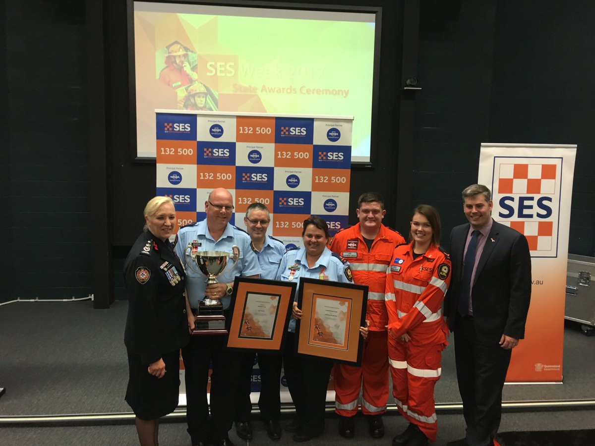 Honoured to be presenting SES State Awards as part of SES Week. Congrats to all winners &amp; our 6,000 SES vols for their tireless work.