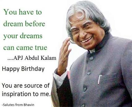    Happy birthday   Abdul kalam sir   ... 