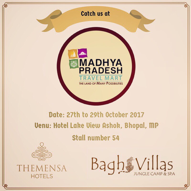 themensaindia's tweet photo. Catch us at #MadhyaPradeshTravelMart taking place in #Bhopal from 27th to 29th October on stall number 54!
#Themensa #MPTM @MPTourism https://t.co/TKdJx5DrJ7