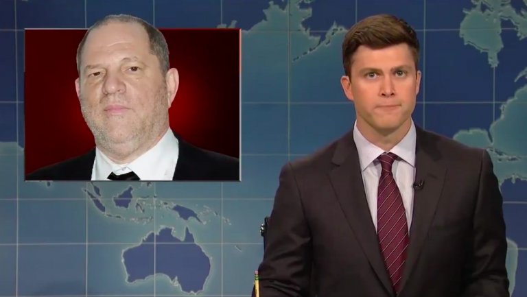 #SNL explains why it's hard to make jokes about Harvey Weinstein thr.cm/jxLBYB https://t.co/bM7nga62Np