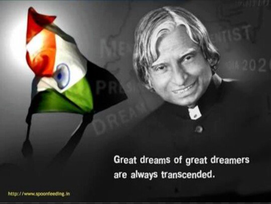  happy birthday to the man who made the nation proud *DR. APJ Abdul kalam* 