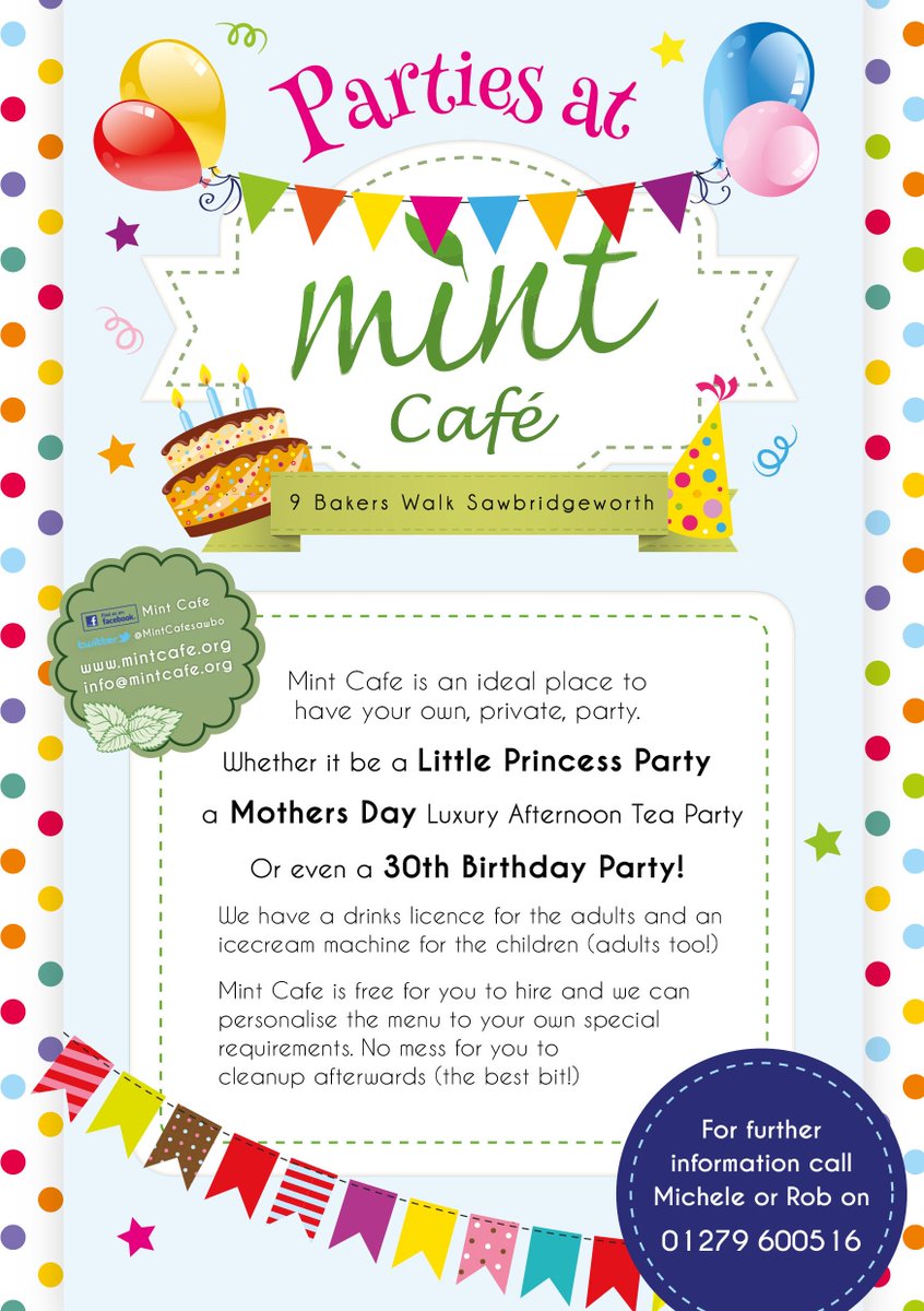 MintCafeSawbo's tweet photo. @MintCafeSawbo open Sundays. Open today UNTIL 1430 (then closed for private party) Michele xx https://t.co/emr1433KYq https://t.co/CNmBwZE7N5
