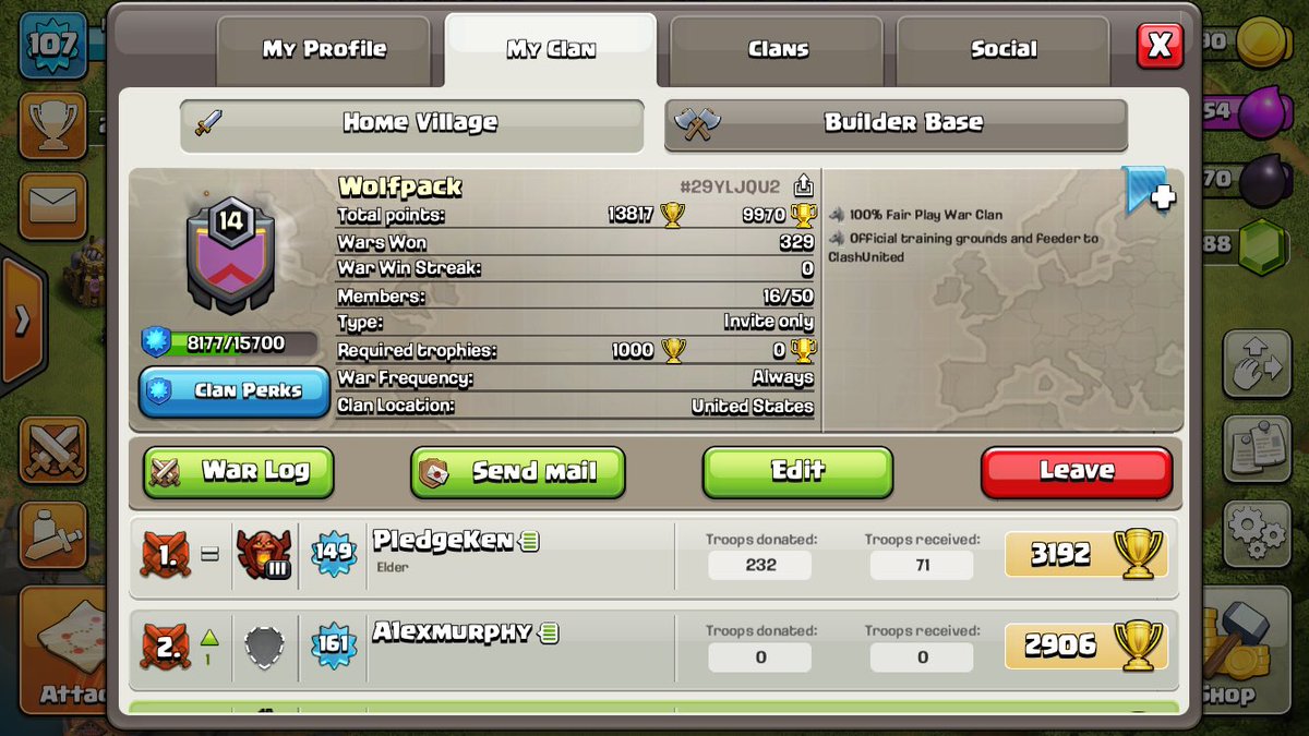 ClashUnitedCU's tweet photo. ClashUnited now has our own training grounds and feeder clan. Currently recruiting TH9 15/15+, TH10 30/30+ and Non rushed TH11s. https://t.co/XcMlsIsTjx