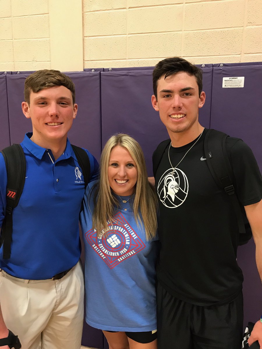 msangwyrick's tweet photo. How time flies! Had these two handsome young men in third and fourth grade! So proud of them! #episcopalvball💙🏐@prestonwitt @wittnesstwitty https://t.co/wdYOh9NYKm