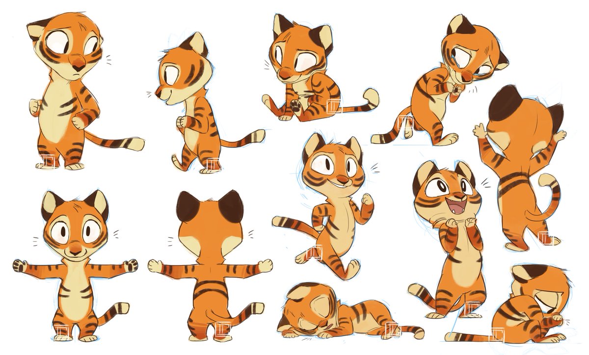 India Crooke 🤠🎃👻 on Twitter: "Gonna animate a short sequence with this  little dude soon 🐯 #characterdesign #character #tiger #tigercub  #illustration #sketches https://t.co/odSuPX2ay0" / Twitter