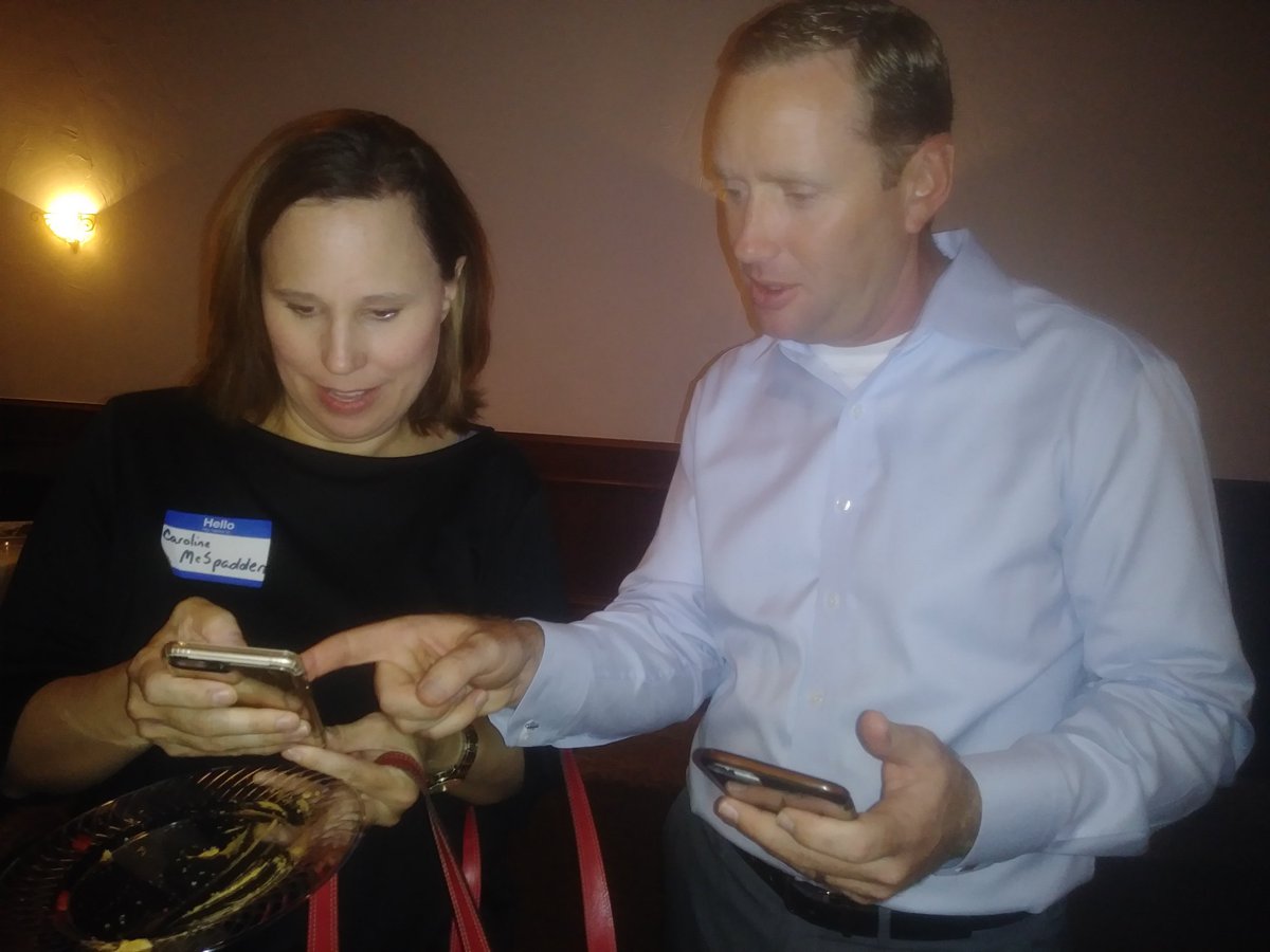 voteadambell's tweet photo. Thank you to the Twin Creeks Democrats for hosting a great event tonight. Great time meeting all of our neighborhood Democrats! #ringthe3rd https://t.co/uOnV2k4c6M