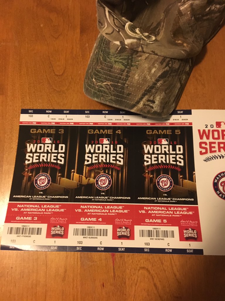 jmunc25's tweet photo. @chaddukes Even swap for #Nationals 2016 World Series? https://t.co/v6mAfRpRin