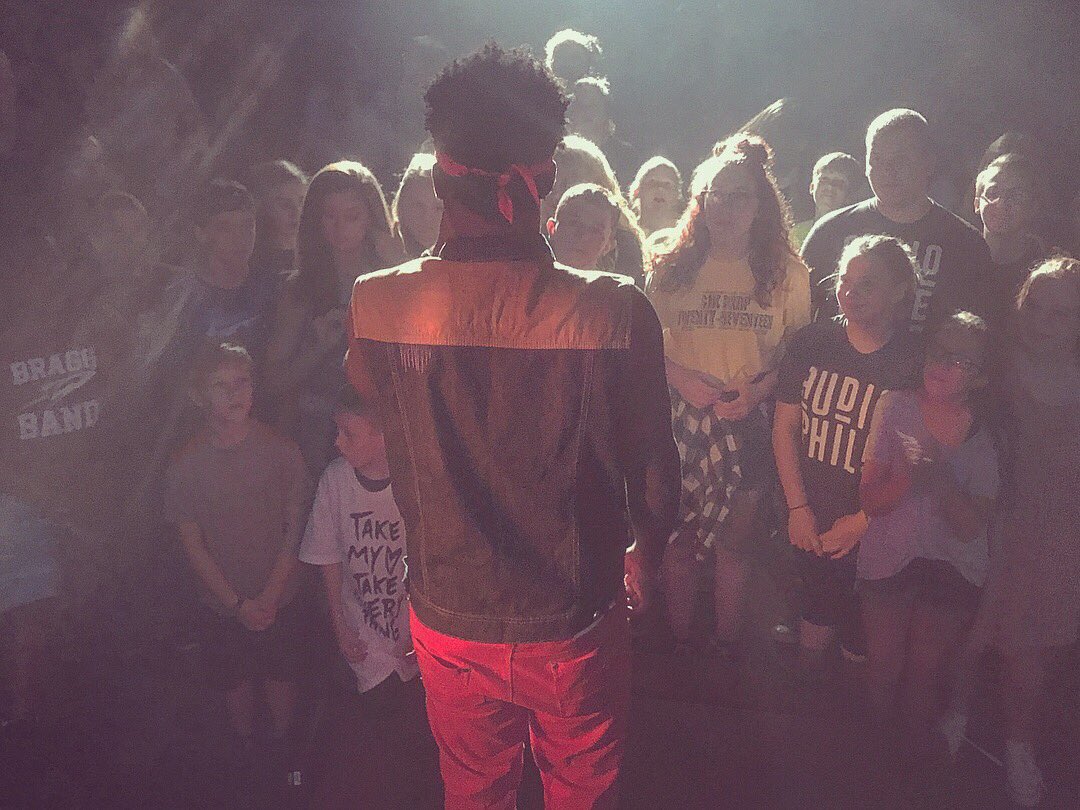 RockstarJt's tweet photo. Tonight Was So Crazy, Love Yโall โค๏ธ #MicDrop2017 ๐ https://t.co/A6bUxuYl91