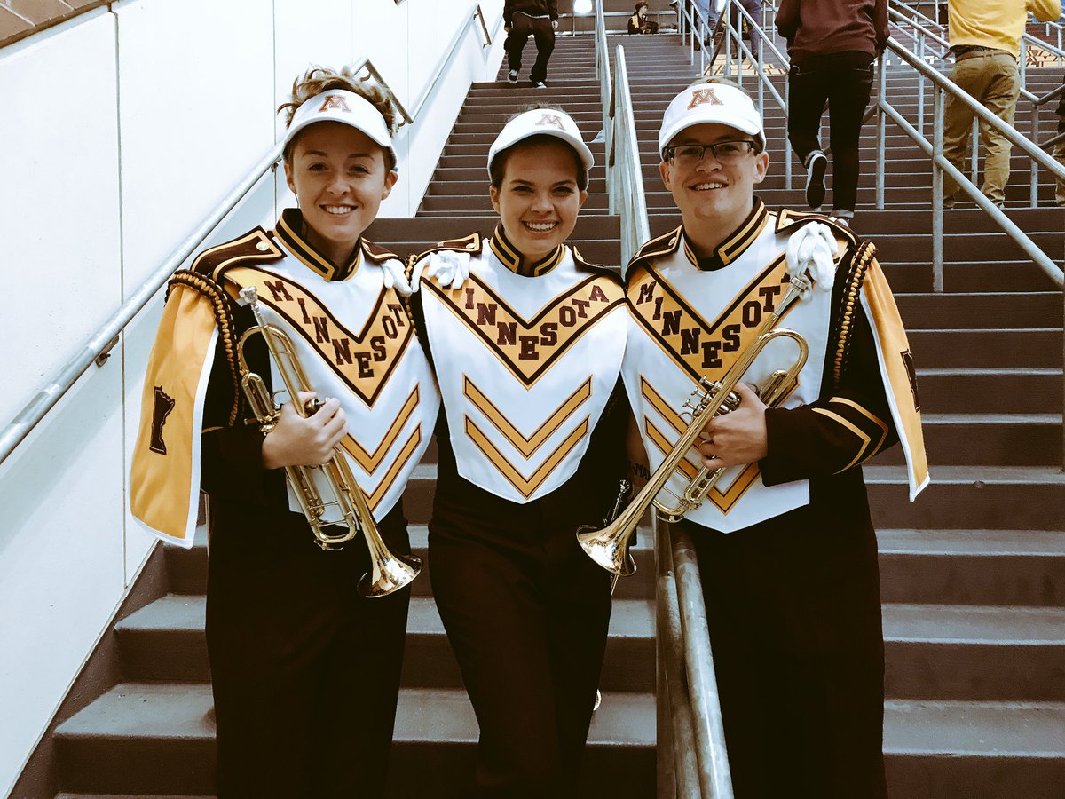 UCardUMN's tweet photo. #UMN students at the @GopherFootball game looking great in their Gopher GOLD visors! https://t.co/wRfLf7NGgg #GopherGameDay #GopherGOLD https://t.co/IS2Mb0s3FO