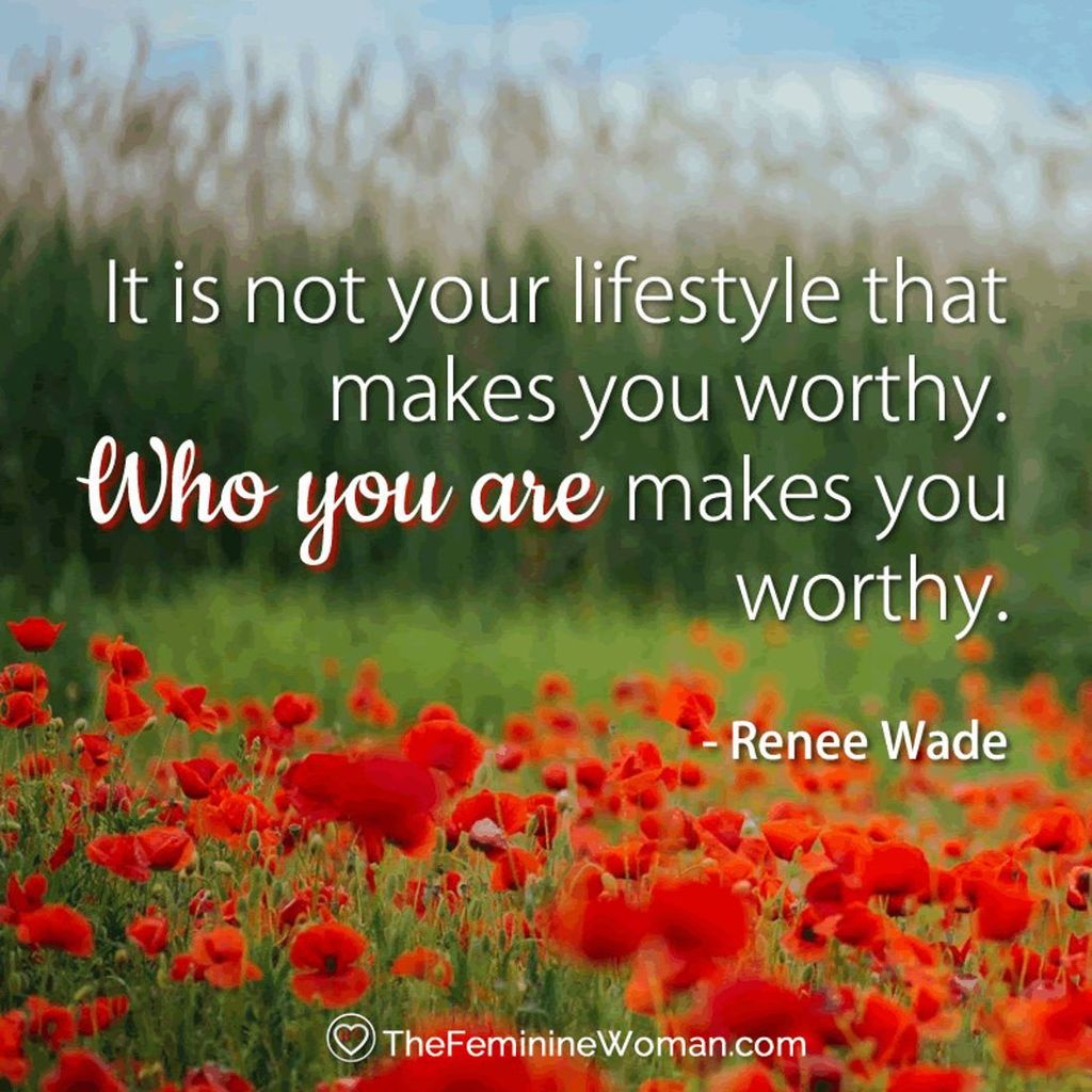 OfficialDShen's tweet photo. "It is not your lifestyle that makes you worthy. Who you are makes you worthy." - Renée Wade #commitmenttriggers F… https://t.co/E4dUSTmQnS https://t.co/K67kiRnhvq