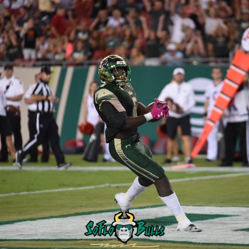 SoFloBulls's tweet photo. π¦ Some LITTY pics of #TiceCold USF RB Darius Tice 11 Yard Touchdown run vs. Cincinnati!! #BeatCinci #SoFloBulls (π· @DAphotospot ) https://t.co/L7NlKe2Eki