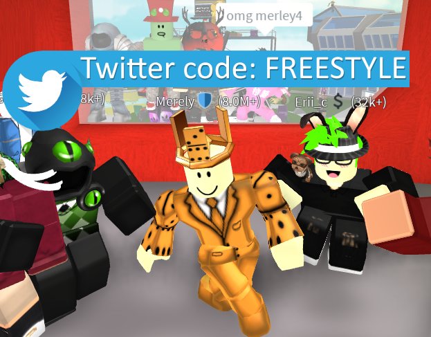 Merely On Twitter Use Exclusive Code Freestyle At Tradehangout To Unlock A Dance Move - merely roblox twitter