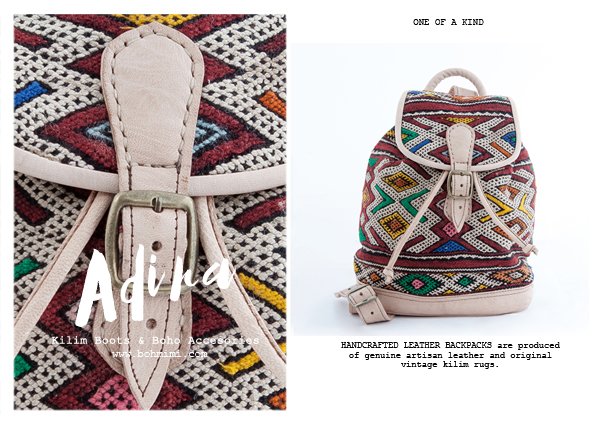 BOHMIMI's tweet photo. Mod. ADIRA >> #KilimBackpacks, one-of-a-kind! Explorer> https://t.co/FoRb9fumFp
#bohostyle #bohochic https://t.co/yQxPSHgfNI