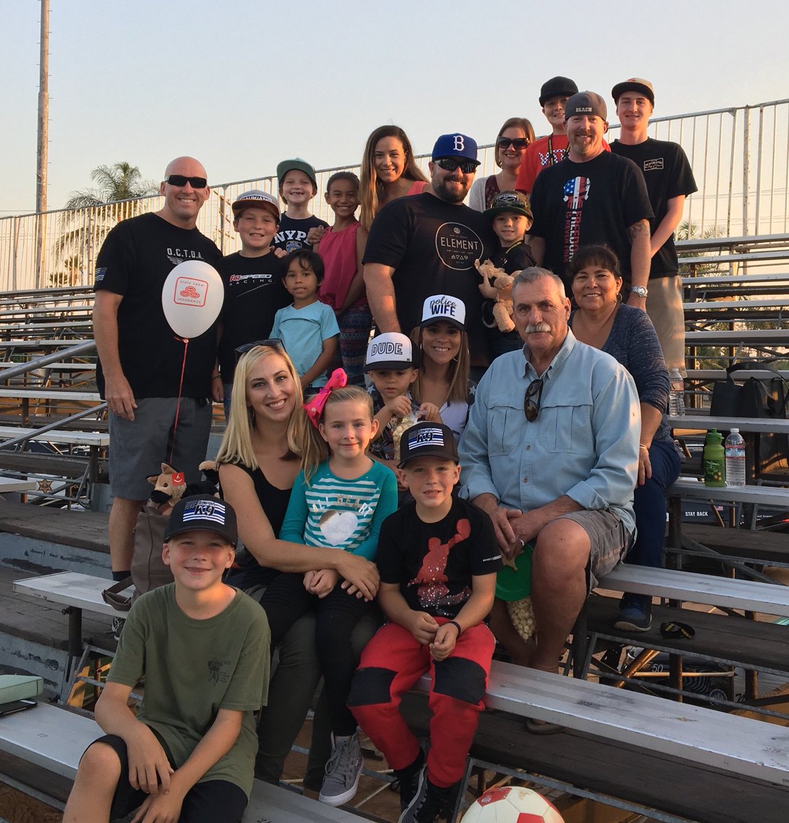 CityofOrangePOA's tweet photo. COPA families are enjoying themselves at the annual OCPCA police k-9 demonstration #OCPCA #policecanine #k9 #gloverstadium https://t.co/4NQf79dikz