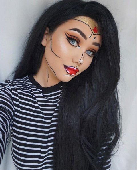 Beaubyte's tweet photo. Wonder woman @ohmygeeee to the rescue 💪 with this halloween inspo, if you're still wondering what to be why not test out this look! https://t.co/iYALZSqFNB