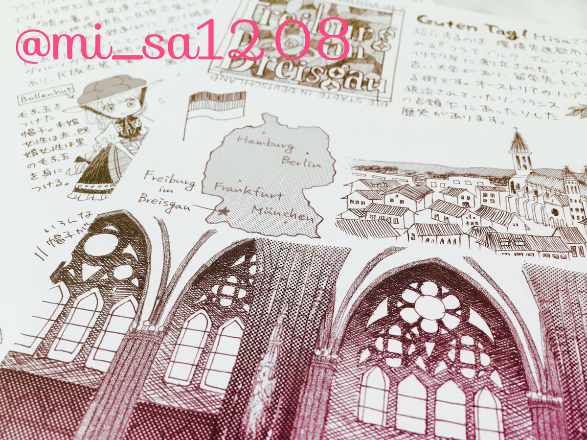 ドイツの街を紹介する フリーペーパー 第６弾 環境先進都市フライブルク 見所 Misa ドイツ留学の漫画