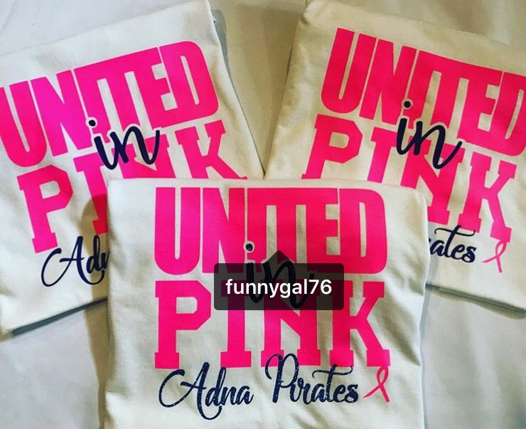AdnaCheer's tweet photo. Reserve your UNITED IN PINK shirt today! Limited time offer. Shirts are $10 message us for details! #unitedinpink #fallahscheer https://t.co/WeQkiAyjGy