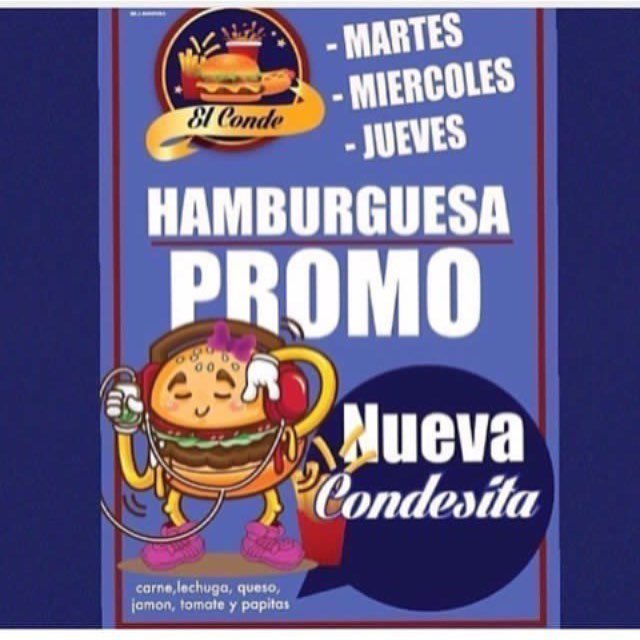 Comida_elconde's tweet photo. Nueva #hamburguesa en promo #instalike  #instago #follow #instadaily #style #instacool #bestoftheday #playamansa #tweetgram #photooftheday … https://t.co/t46YWxRcN5