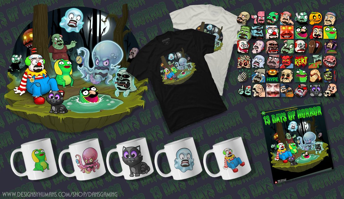 Dansgaming's tweet photo. Lot's of Halloween Merch available in the store! https://t.co/HS17NZW8Dc https://t.co/5mBECBMD2c